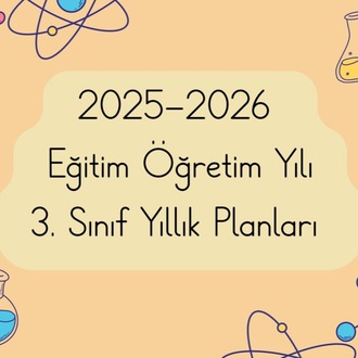 3. Sınıf Yıllık Planları