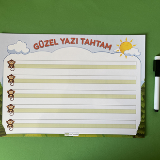 Yaz Sil Tahtası ve Kalemi