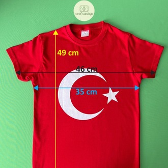 Bayraklı Tişört (7-8 Yaş)