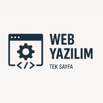 Tek Sayfa (One Page) Web Yazılım