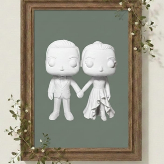 Kişiye Özel 3D Sevgili Figürü - Fotoğrafınızdan Tasarım (Funko Konsept)