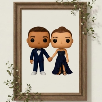 Kişiye Özel 3D Sevgili Figürü - Fotoğrafınızdan Tasarım (Funko Konsept)