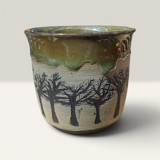 Orman Esintili Stoneware Bardak - Bahar Serisi
