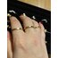 3’lü İnce Yüzük Gold Renk