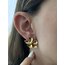 Çiçek Gold Küpe