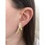 Asimetrik Gold Küpe