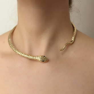 Marka Model Choker Yılan Kolye