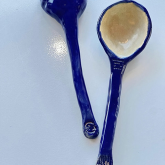 Indigo Seramik Kaşık 26 cm