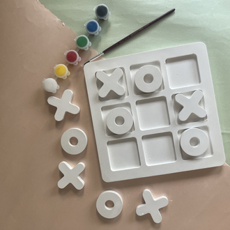 XOX (Tic Tac Toe) Oyunu Boyama Seti