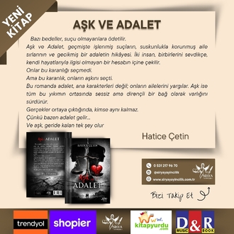 AŞK VE ADALET | HATİCE ÇETİN