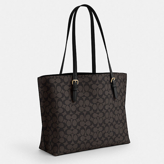 MOLLIE TOTE BAG IN SIGNATURE CANVAS