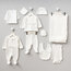 Pugi Baby Krem Kopanaki Nervürlü Yenidoğan Hastane Çıkışı 10 Lu set