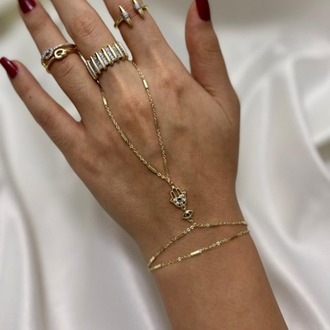 Hamsa Model Gold Şahmeran
