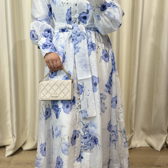 ✨Blue Flowered Dress ✨