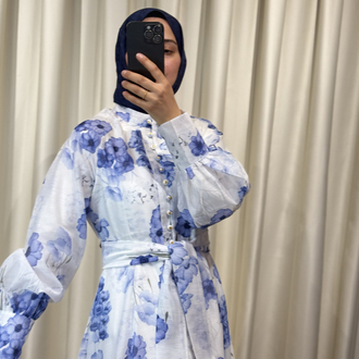 ✨Blue Flowered Dress ✨