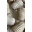 Wavy Ceramic Cup/ 200 ml BEYAZ