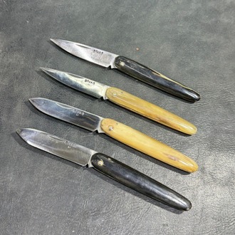 Koç Boynuzu Kabze Fransız T5 Çelik Sivas Çakısı (Toplam 17 cm)