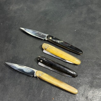 Koç Boynuzu Kabze Fransız T5 Çelik Sivas Çakısı (Toplam 15 cm)
