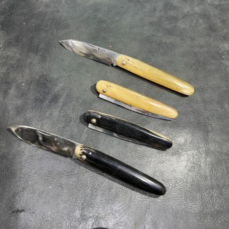 Koç Boynuzu Kabze Fransız T5 Çelik Sivas Çakısı (Toplam 19 cm)