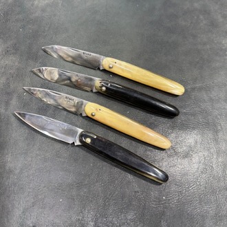 Koç Boynuzu Kabze Fransız T5 Çelik Sivas Çakısı (Toplam 19 cm)