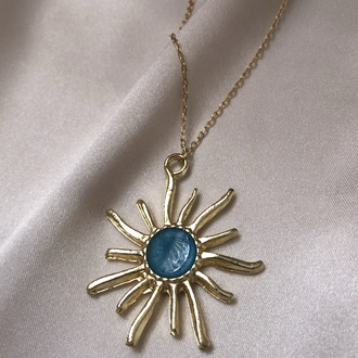 Blue sun kolye