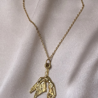 Gold melek kolye