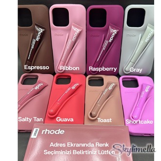 Rhode Lips iPhone Kılıf + Gloss Set