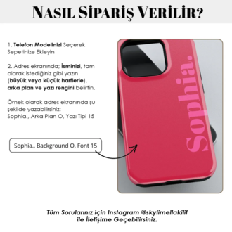Kişiye Özel İsimli Bumper Kılıf