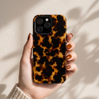 Kaplumbağa Kabuğu Desenli iPhone Kılıf