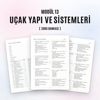 Modül 13 - Hava Aracı Sistemleri