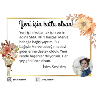 YENİ İŞ / TERFİ KARTI