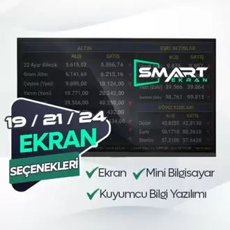 Kuyumcu Bilgi Ekranı (21 Inc)