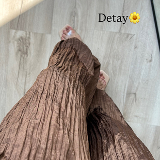 Kırinkıl Beli ve Bilekleri Lastikli Pantalon