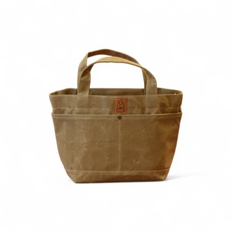 Cepli Kanvas Tote Çanta-Camel