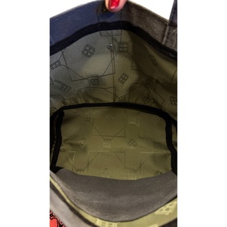 Cepli Kanvas Tote Çanta-Gri