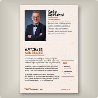 Markanızı Yapay Zekaya Anlatın – Yapay Zeka Görünürlüğü ve GEO Rehberi | PDF Kitap
