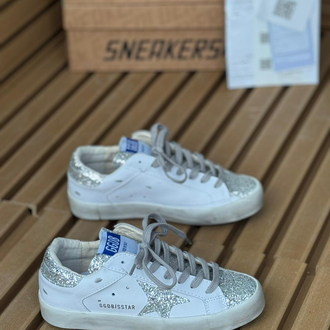 Golden Goose Simli Gümüş
