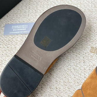 Zegna Almond Suede Sandal 39-45