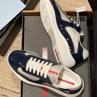Prada America's Cup Biker Kumaş Spor Ayakkabı 38-45