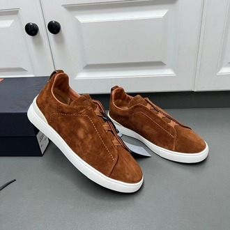 Zegna - Taba Erkek Süet Sneaker 39-45