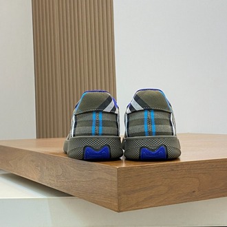 Burberry Check Terrace Low-Top Sneakers In Brown 38-46