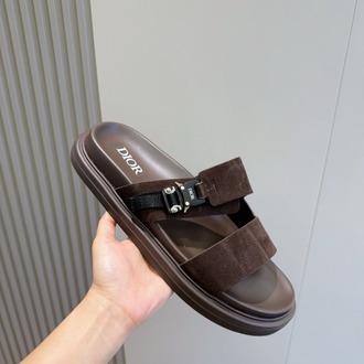 Aqua Sandal Deep Brown Suede 38-45