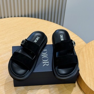 Aqua Sandal Black Suede 38-45
