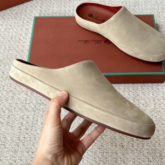 Loro Piana Tomori Sabot Suede Mule 39-45
