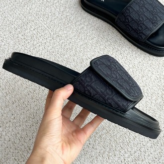 Aqua Sandal Black Oblique Jacquard 38-45