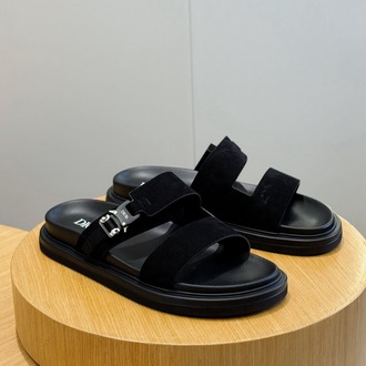 Aqua Sandal Black Suede 38-45