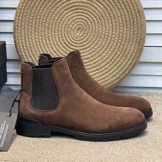  Zegna Brown Cortina Chelsea Boots 39-45