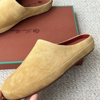 Loro Piana Tomori Sabot Suede Mule 39-45