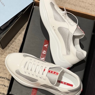 Prada America’s Cup Kauçuk ve Bike Kumaş Spor Ayakkabı 38-45