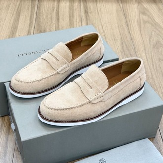 BRUNELLO CUCINELLI Suede Penny Loafers 39-45